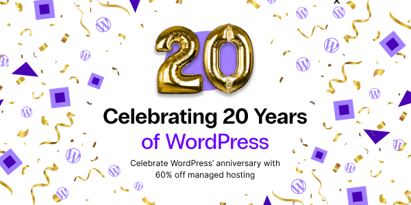 Managed WordPress Hosting 60% Off